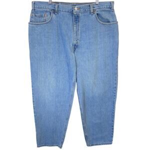 Vintage Levis Jeans Mens 40X30 Blue 570 Baggy Fit Tapered Leg Denim Made In USA
